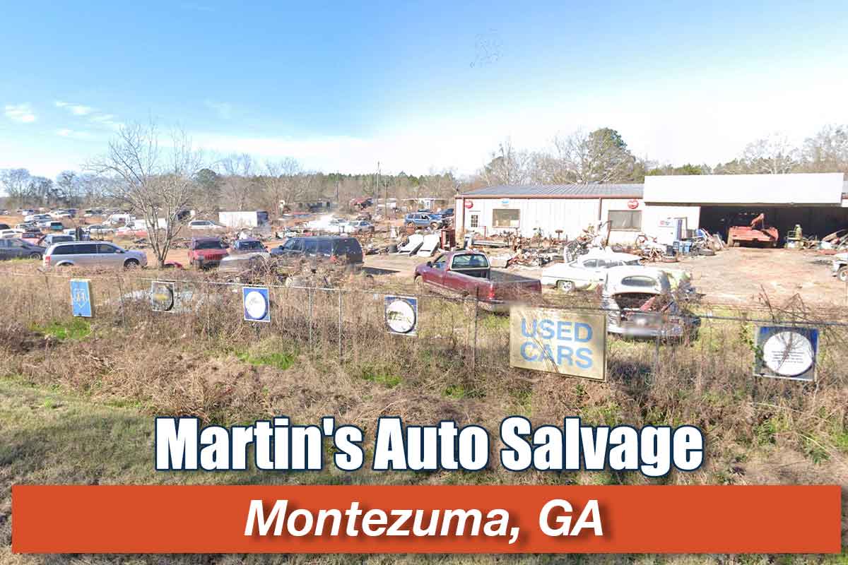 Martin's Auto Salvage at 1255 McKenzie Rd, Montezuma, GA 31063