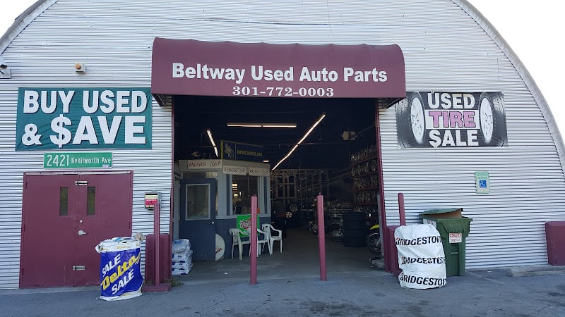 Beltway Used Auto Parts LLC Used auto parts store at 2421 Kenilworth Ave