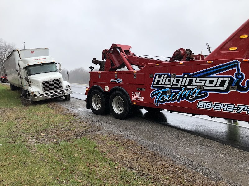 Higginson Towing & Salvage Auto wrecker at 6895 IL-148